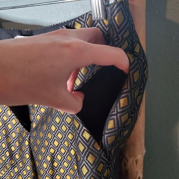 NWT H&M gold diamond pants size 12 - Picture 6 of 12